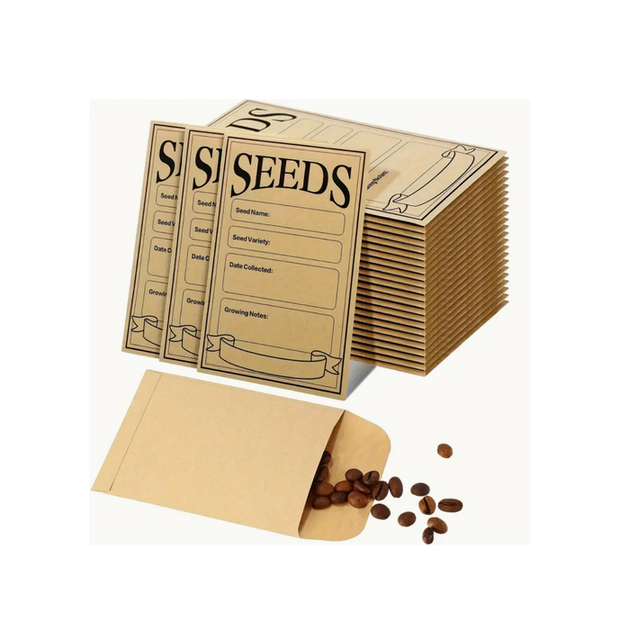 Brown Seed Envelopes, Pack of 25