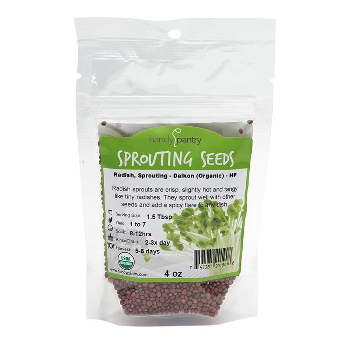 Handy Pantry - Radish Sprouting Seeds - 4oz